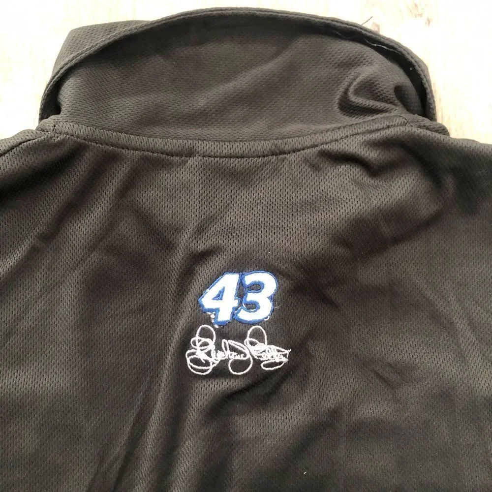 Richard Petty Nascar Racing Hall Of Fame Charlotte #43 Short Sleeve Polo Shirt M